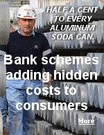 Hundreds of millions of times a day, thirsty Americans open a can of soda, beer or juice. And every time they do it, they pay a fraction of a penny more because of a shrewd maneuver by Goldman Sachs.